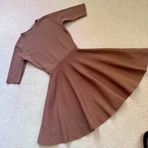 COS Knit Fit-and-Flare Mini Dress